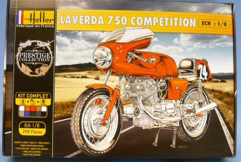 Heller 1/8 motorcycle kit Laverda 750 Competition, 69,00 € www