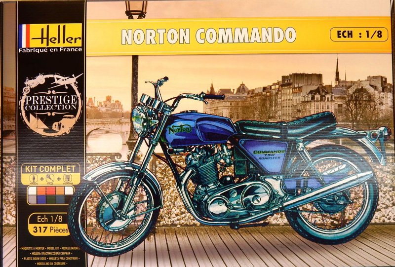 Heller 1/8 motorcycle kit Norton Commando Roadster 750, 59,00