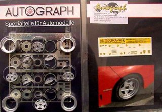 Autograph wheel kit 1/18 Ferrari F40 base BBurago