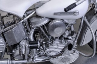Model Factory Hiro 1/9 motorcycle kit K712 Harley Davidson Panhead (19480)