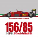 Model Factory Hiro 1/43 car model kit K753 Ferrari 156/85...