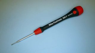Wiha Screwdriver: Slotted screwdriver series 260P - size 1,0 mm