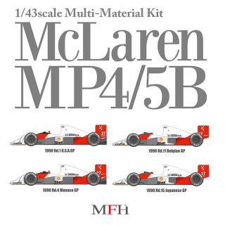 Model Factory Hiro 1/43 Automodellbausatz K546 McLaren MP4/5B (1990) Version A
