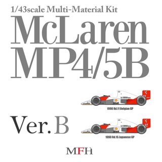 Model Factory Hiro 1/43 car model kit K547 McLaren MP4/5B (1990) Version B
