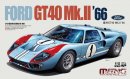 Meng 1/12 car model kit Ford GT40 MKII winner Daytona 24h (1966)