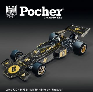 Pocher 1/8 Modellbausatz HK114 Lotus 72D British GP (1972)