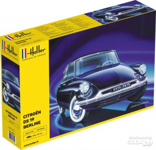 Heller 1/16 car model kit Citroen DS19