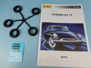 Heller 1/16 car model kit Citroen DS19