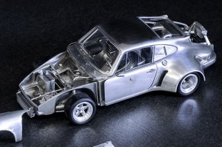 Model Factory Hiro 1/43 car model kit K771 P 911 Carrera RSR Turbo (1974) Version B