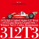 Model Factory Hiro 1/12 car model kit K794 Ferrari 312T3...
