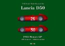 Model Factory Hiro 1/43 car model kit K395 Lancia D50...