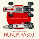 Model Factory Hiro 1/12 car model kit K815 Honda RA300...