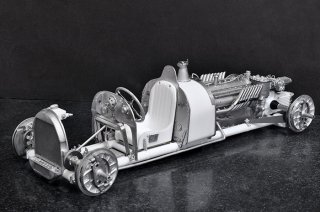 Model Factory Hiro 1/12 Automodellbausatz K816 Auto Union Type C (1936):