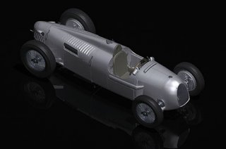 Model Factory Hiro 1/12 car model kit MFH K816 Auto Union Type C (1936):