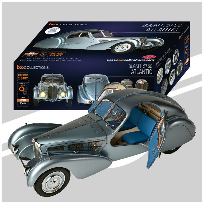 IXO 1/8 Car model kit Bugatti 57 SC Atlantic (1936) - www.autographmo ...
