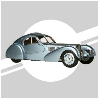 IXO 1/8 Car model kit Bugatti 57 SC Atlantic (1936)