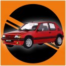 IXO 1/8 Auto-Modellbausatz Peugeot 205 GTI (1984) rot