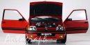 IXO 1/8 Auto-Modellbausatz Peugeot 205 GTI (1984) rot