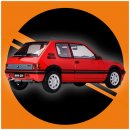 IXO 1/8 Auto-Modellbausatz Peugeot 205 GTI (1984) rot