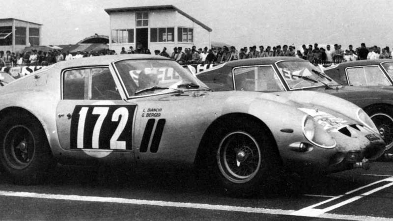 172 #4153 GT f REVELL Bianchi 1/12 FERRARI 250 GTO DECAL TOUR DE FRANCE 1964 No 