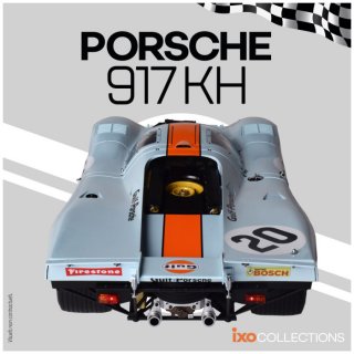 IXO 1/8 Car model kit Porsche 917 KH (1970) Team Gulf - www