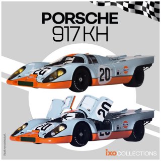 IXO 1/8 Car model kit Porsche 917 KH (1970)
