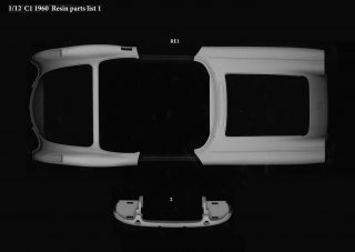 Model Factory Hiro 1/12 car model kit K829 Chevrolet Corvette