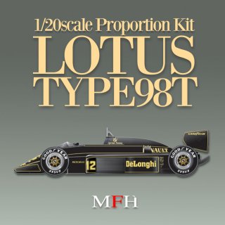 Model Factory Hiro 1/20 Car model kit K263 Lotus Type 98T (1986)