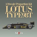 Model Factory Hiro 1/20 Car model kit K263 Lotus Type 98T...