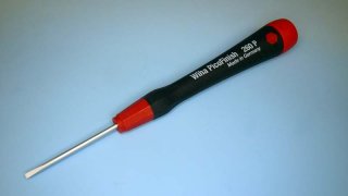 Wiha Screwdriver: Slotted screwdriver series 260P - size 2,5 mm