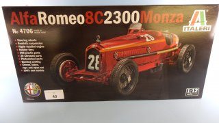 Kundenverkauf: Automodell-Bausatz 1/12 ITALIERI Alfa Romeo 8C 2300 Monza - Euro 100