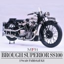 Model Factory Hiro 1/9 motorcycle kit K485 Brough...