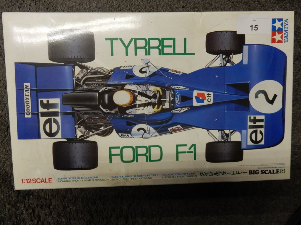 Customer sale: Car model kit 1/12 Tamiya Tyrrell Ford F1 - Euro 100 -