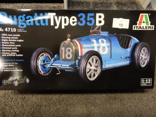 Kundenverkauf: Automodell-Bausatz 1/12 ITALIERI Bugatti Type 35B werksversiegelt - Euro 100