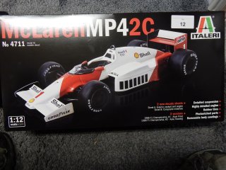 Customer sale: Car model kit  ITALIERI 1/12 McLaren MP4-2C werksversiegelt - Euro 140