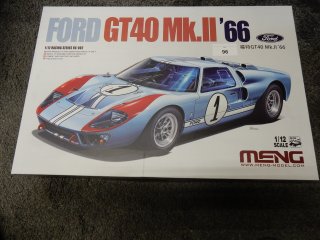 Customer sale: Car model kit 1/12 Meng Ford GT40 MK II - Euro 200