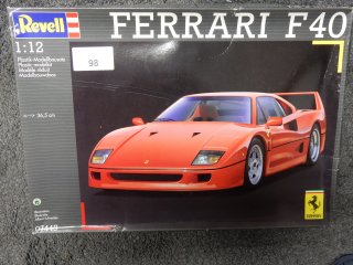Customer sale: Car model kit  1/12 REVELL Ferrari F40 (factory sealed) - Euro 90
