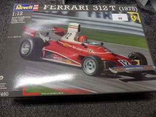 Customer sale: Car model kit  1/12 REVELL Ferrari 312T (with photoetched set) - Euro 100