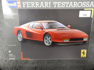 Kundenverkauf: Automodell-Bausatz 1/12 REVELL Ferrari Testarossa (werksversiegelt) - Euro 80