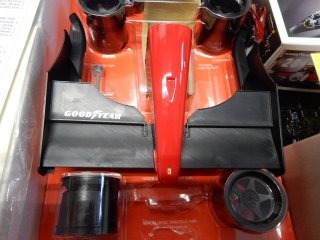Customer Sale: 1/8 car model kit Rosso Ferrari 643 WRX incl. Grade up