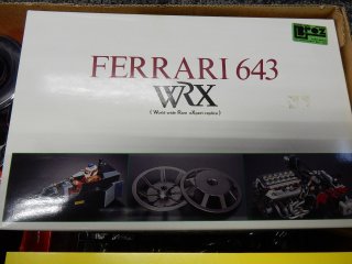 Customer Sale: 1/8 car model kit Rosso Ferrari 643 WRX incl. Grade up