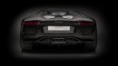 Pocher 1/8 model kit HK121 Lamborghini Aventador Roadster Nero Nemesis