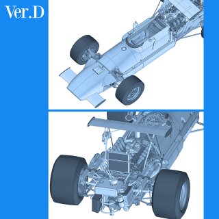 Model Factory Hiro 1/12 car model kit K846 Matra MS11 (1968