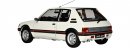 IXO 1/8 Auto-Modellbausatz Peugeot 205 GTI (1984) weiss