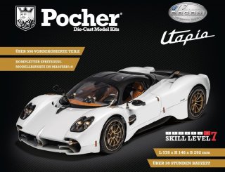 Pocher 1/8 Modellbausatz HK123 Pagani Utopia Bianco Perla