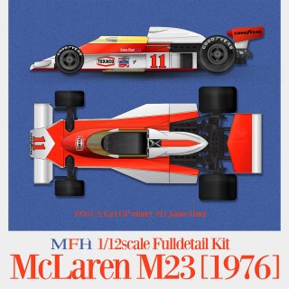 Model Factory Hiro 1/12 Automodellbausatz K858 McLaren M23 1976 Version A