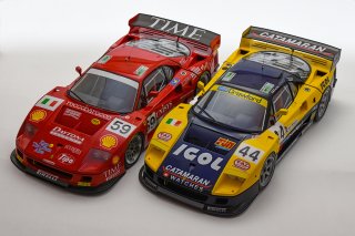Model Factory Hiro 1/12 car model kit  K864 Ferrari F40 GTE Version B