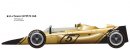 Model Factory Hiro 1/20 car model kit K254 Lotus 56B...