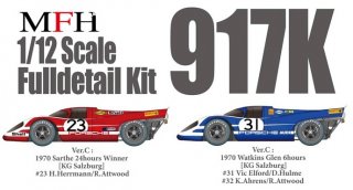 Model Factory Hiro 1/12 car model kit K513 Porsche 917 K (1970) Version C
