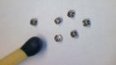 Stainless steel hexagonal model nut, M 0,8 mm (SW 1,3 mm)...
